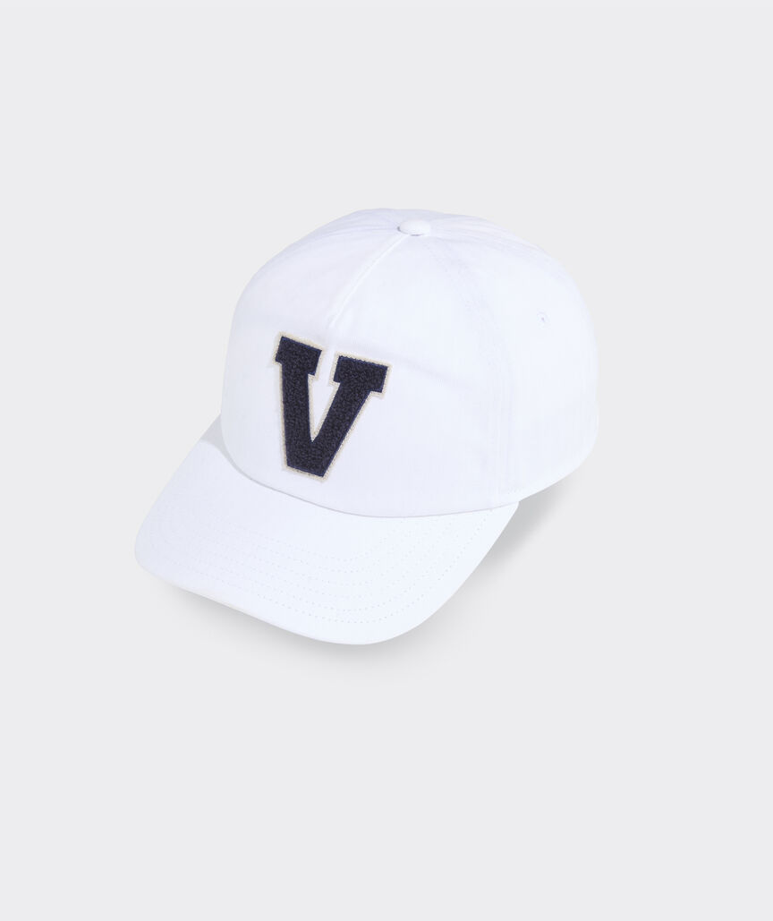 Chenille 5-Panel V Patch Hat