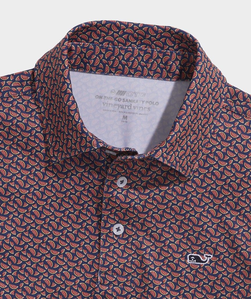 Boys' Printed Sankaty Polo