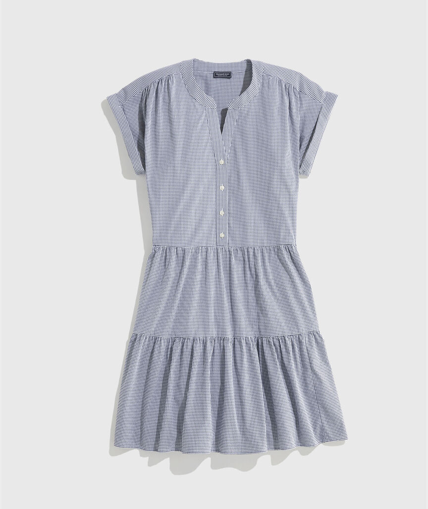 Harbor Tiered Shirtdress