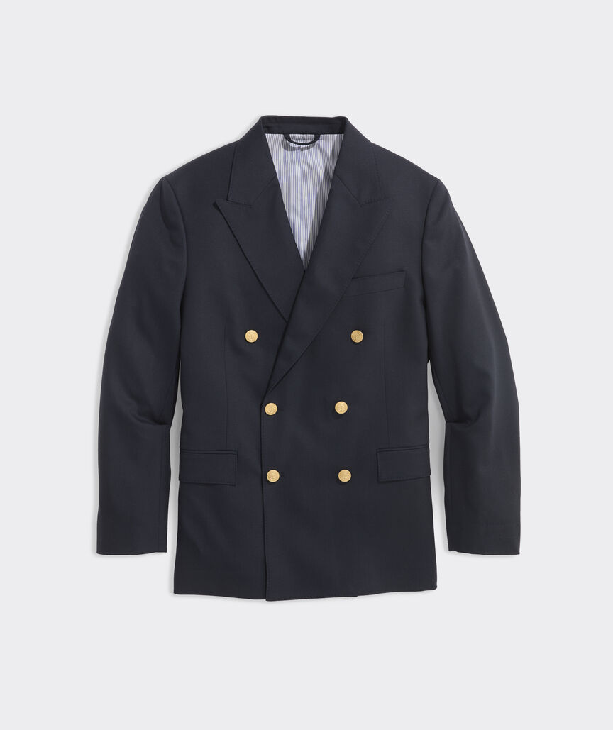 Boathouse Performance Double Breasted Wool Blazer