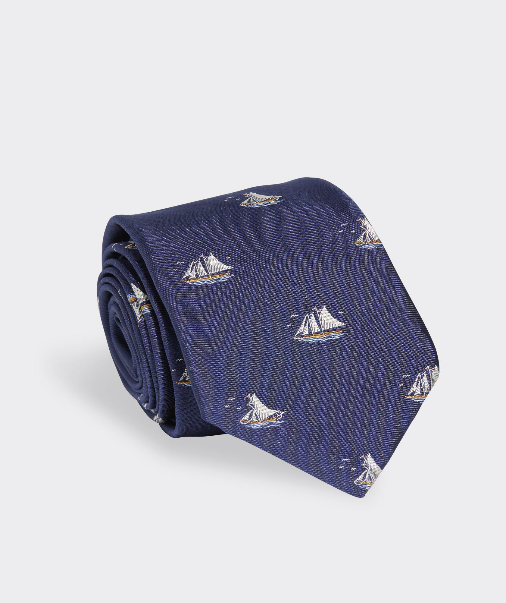 Sailboats Silk Kennedy Tie