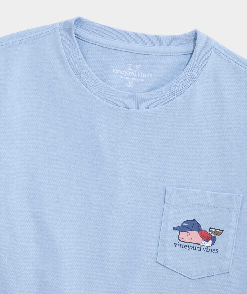 Boys' First Day Of School Whale Short-Sleeve Pocket Tee