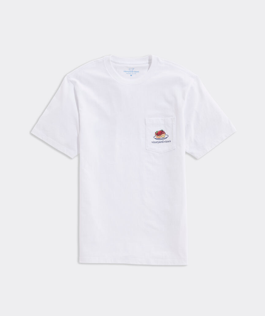 Vineyard Vines Long Sleeve Vintage Whale Pocket Tee (lobster Reef) Men's T  Shirt in Black for Men