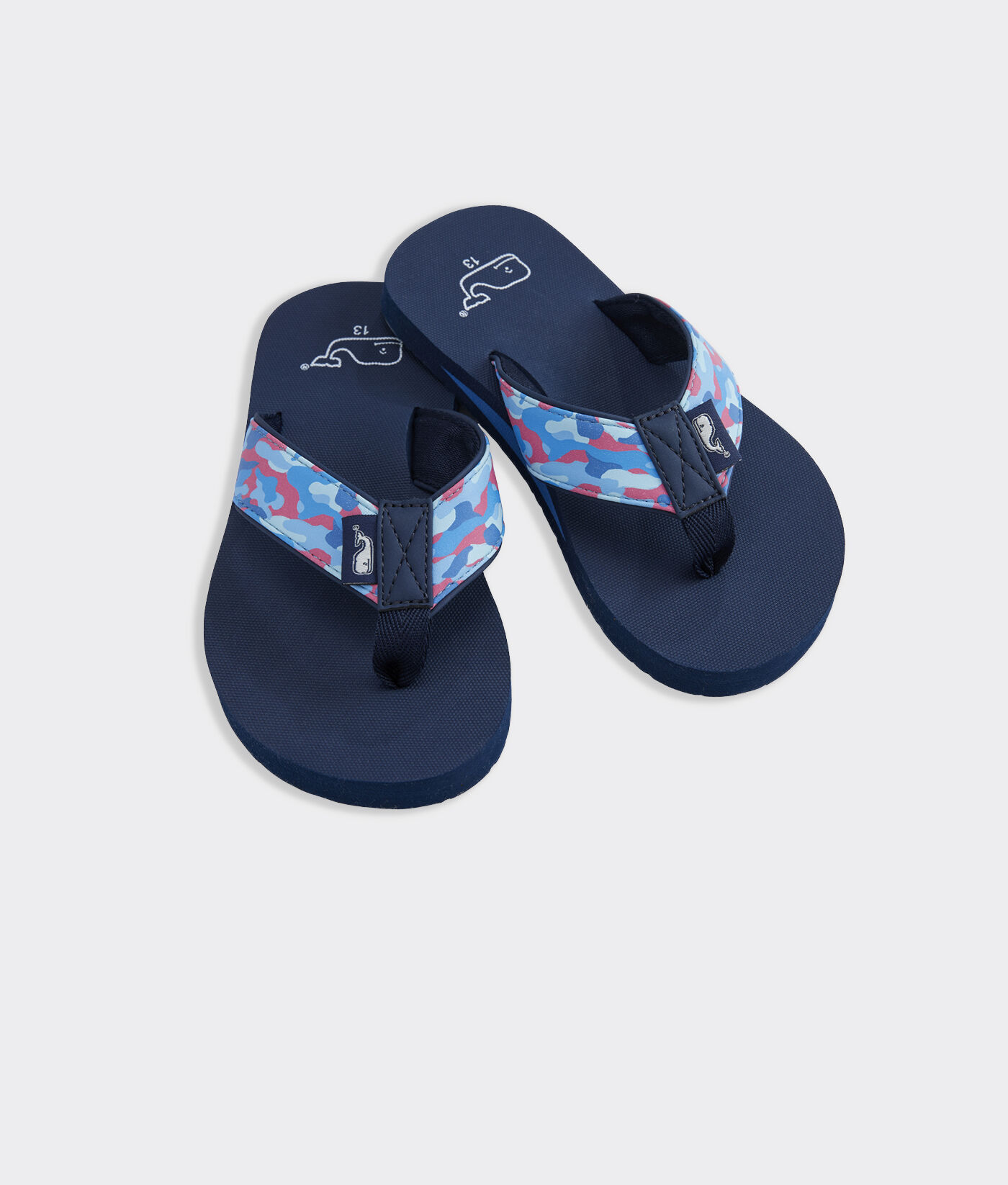 boys camo flip flops