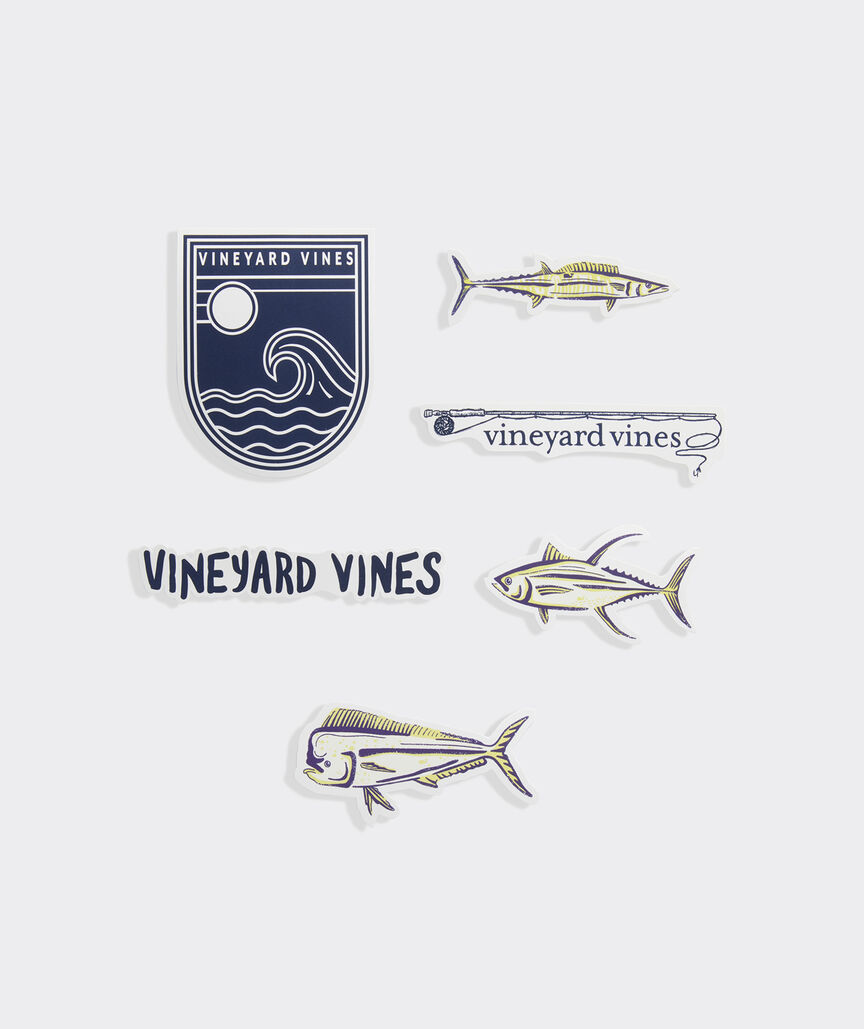 Shop Fishing Sticker Pack at vineyard vines