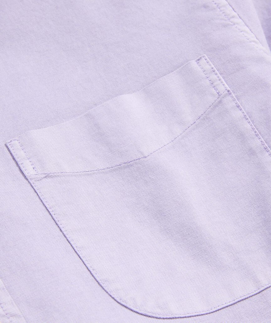 Garment-Dyed Oxford Solid Shirt