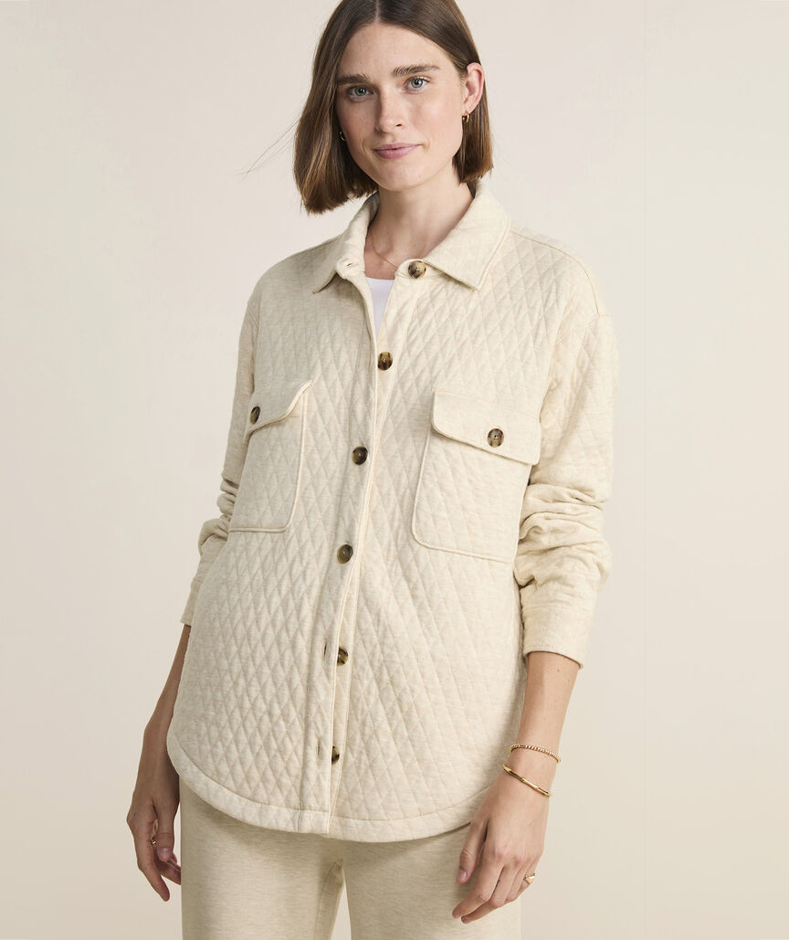 Quilted Dreamcloth® Shirt Jacket