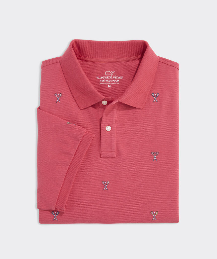 Embroidered Heritage Pique Polo