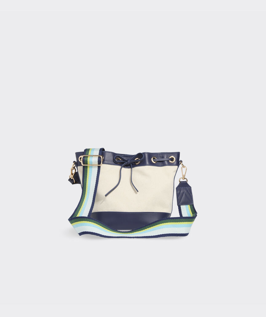 Heritage Strap Crossbody Bucket Bag