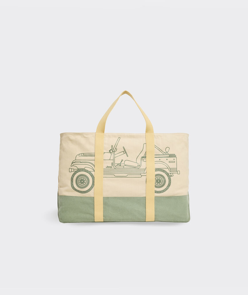 Jeep® Collection Large Canvas Tote