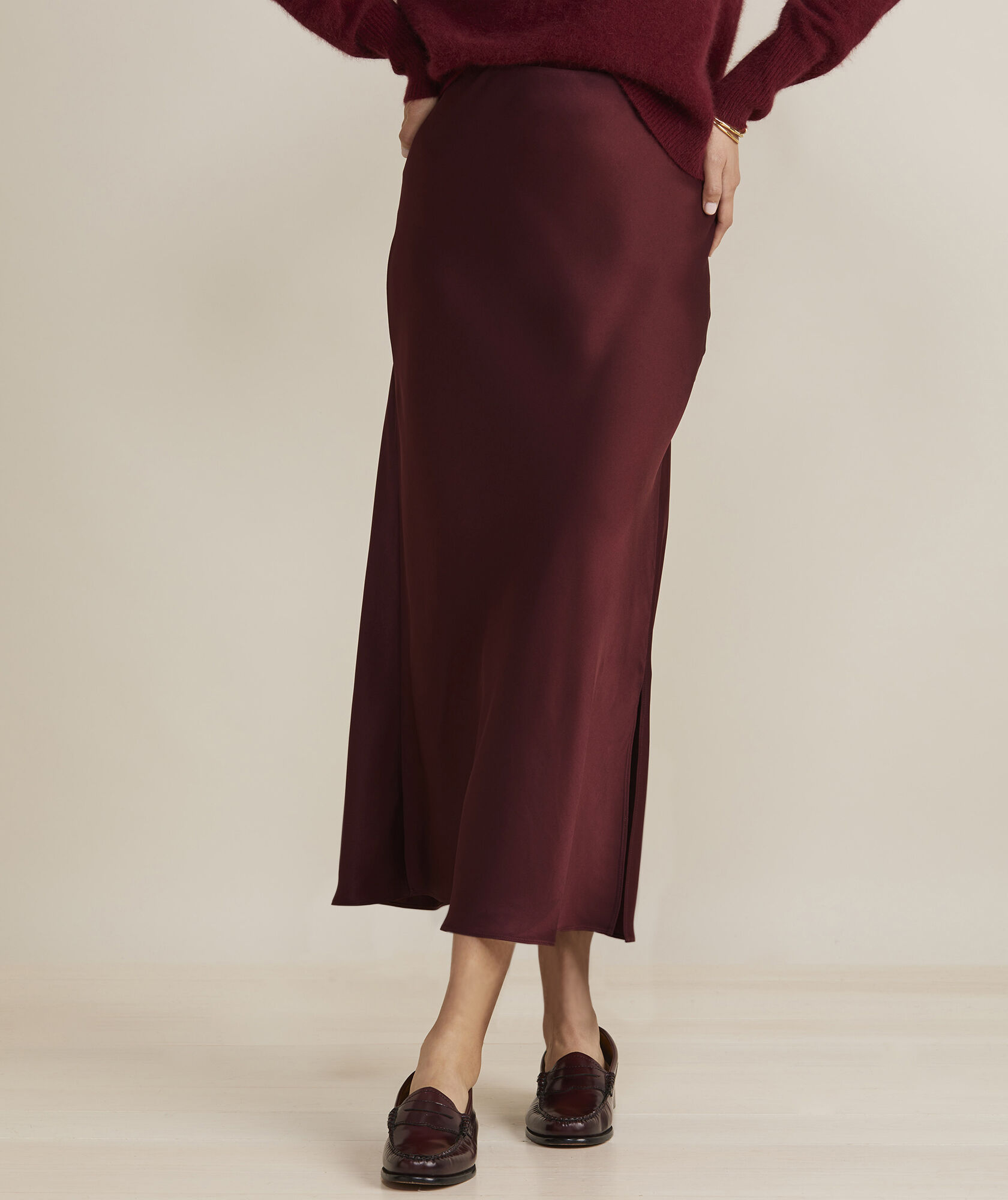 Silky Slip Skirt