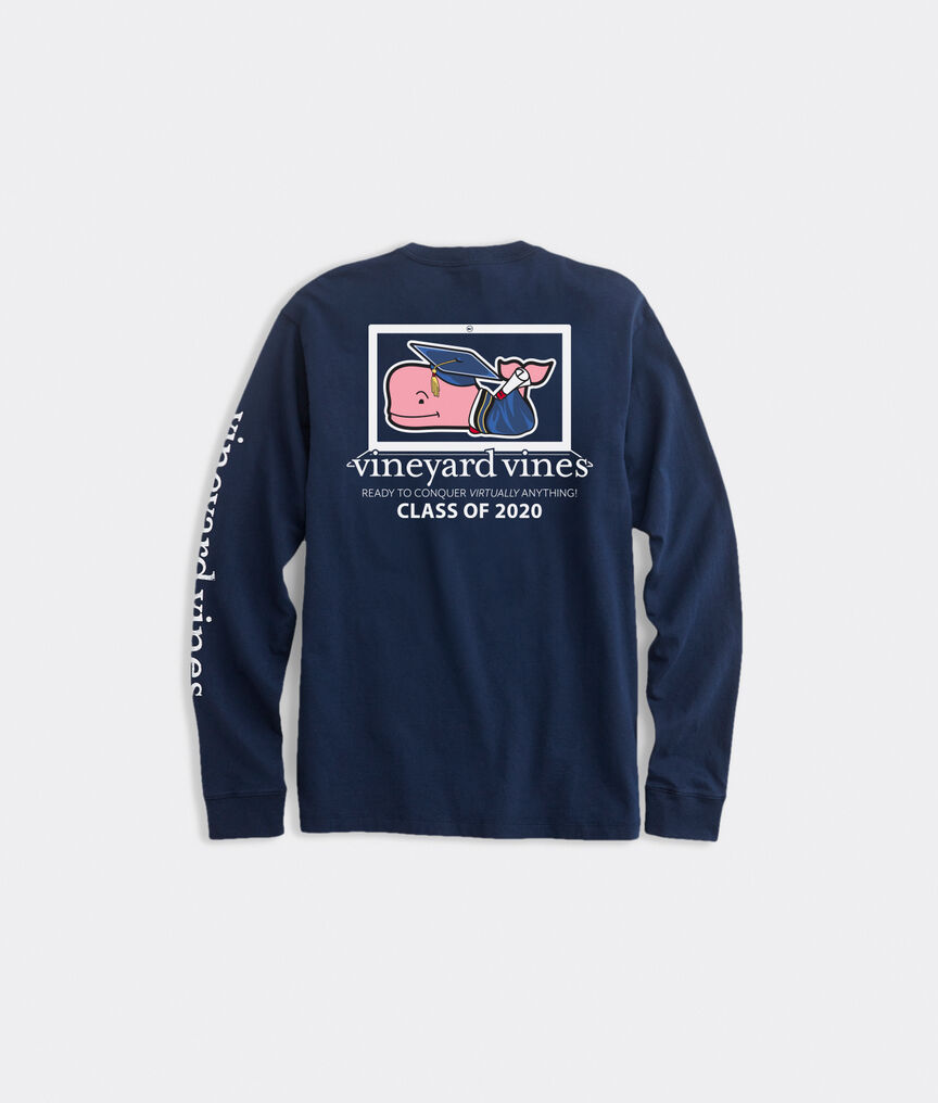 Shop Limited-Edition 2020 Virtual Grad Whale Long-Sleeve Pocket Tee at  vineyard vines