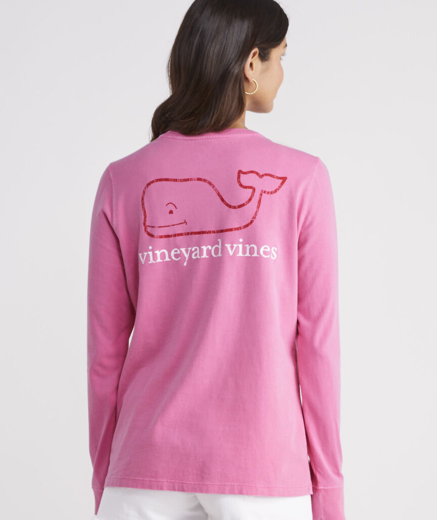 Shop Vintage Whale Long-Sleeve Pocket Tee at vineyard vines