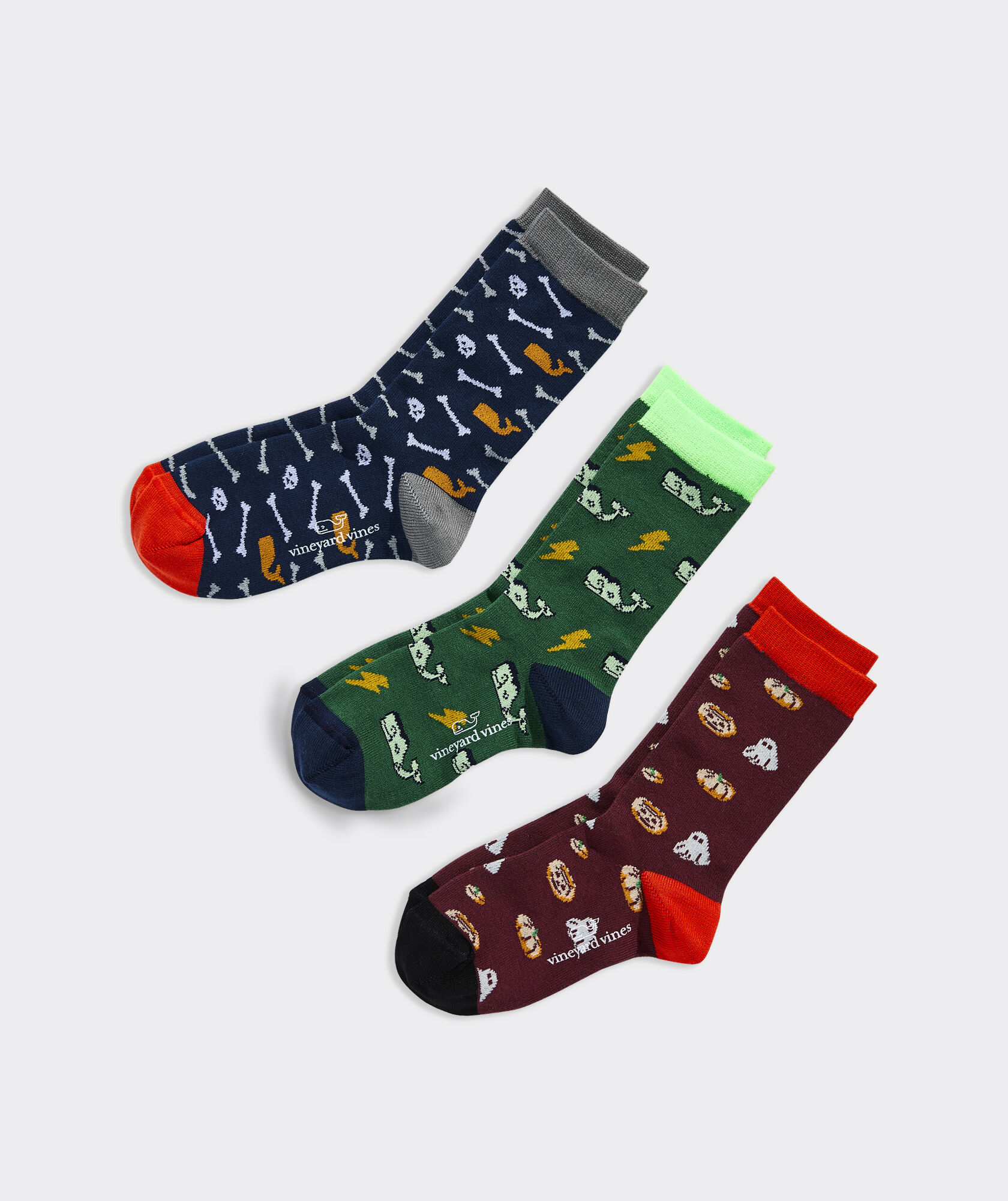 Boys' Halloween Icons 3-Pack Socks