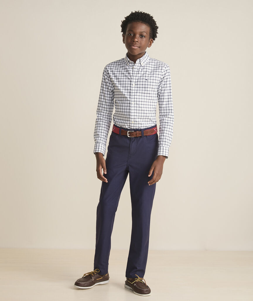 Boys' On-The-Go brrrº Tattersall Shirt