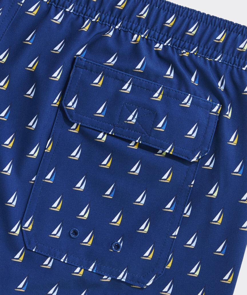 7 Inch Printed Chappy Swim Trunks