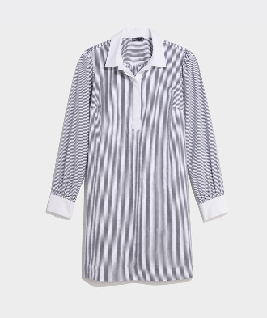 Poplin Popover Dress