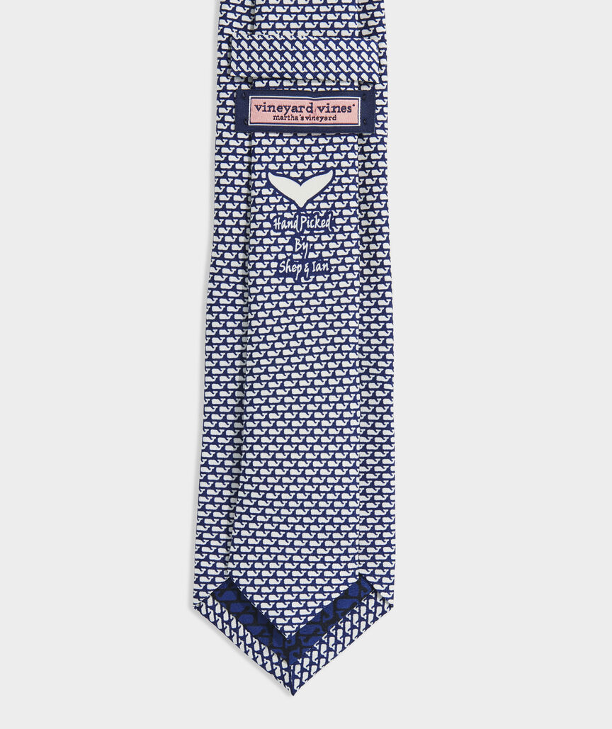 Boys' Micro Whales Silk Tie