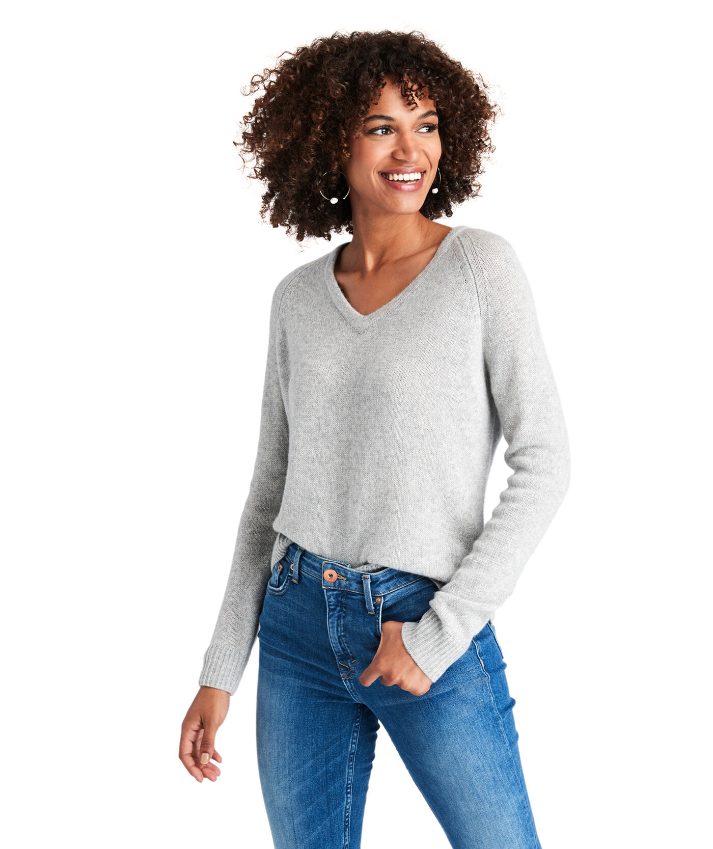 Shop Lofty Cashmere V Neck Sweater At Vineyard Vines