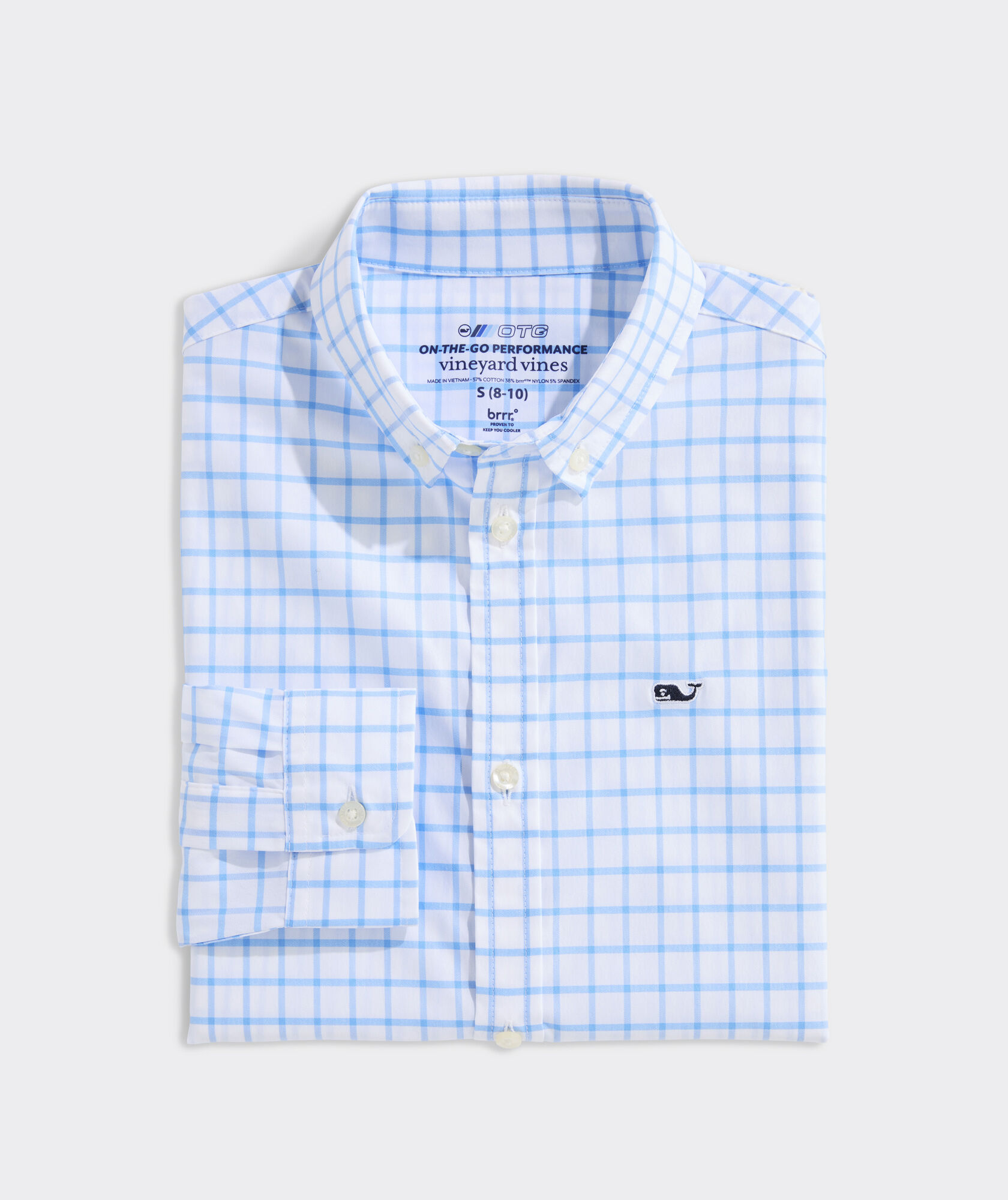 Boys' On-The-Go brrrº Tattersall Shirt