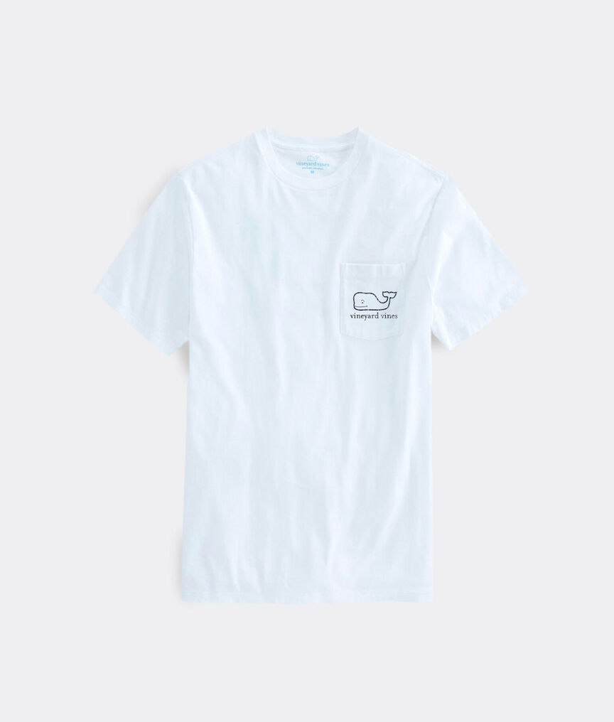 Vineyard Vines Shirt Adult Small Blue Short Sleeve Whale Logo 100% Cotton  Mens