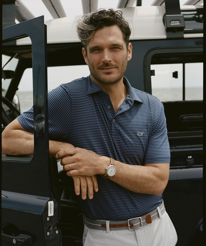 Bradley Stripe Sankaty Performance Polo