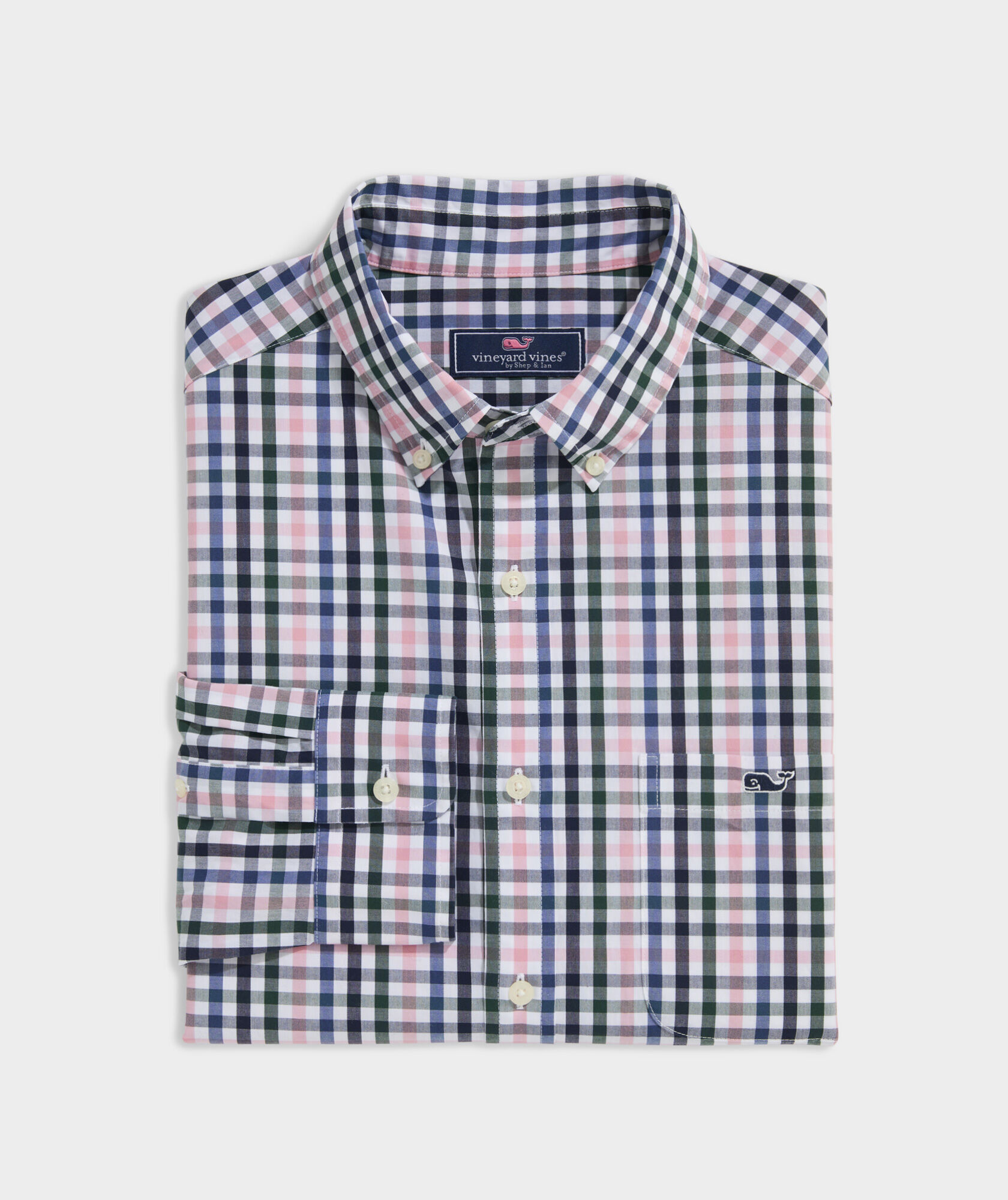 Stretch Poplin Tattersall Shirt