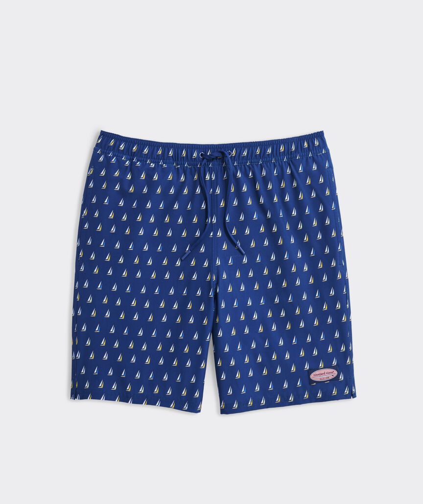 7 Inch Printed Chappy Swim Trunks