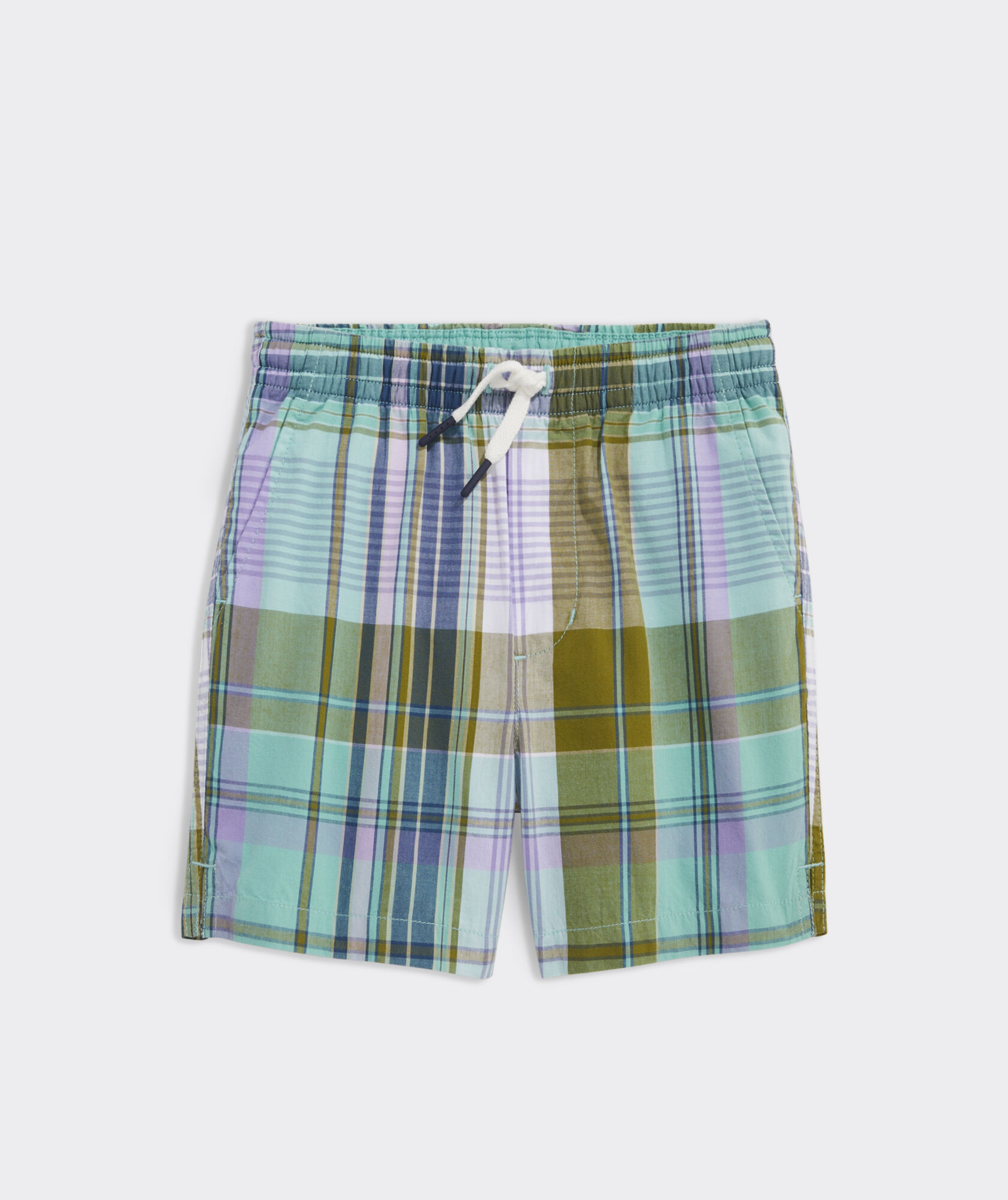 Boys' Pull-On Madras Shorts