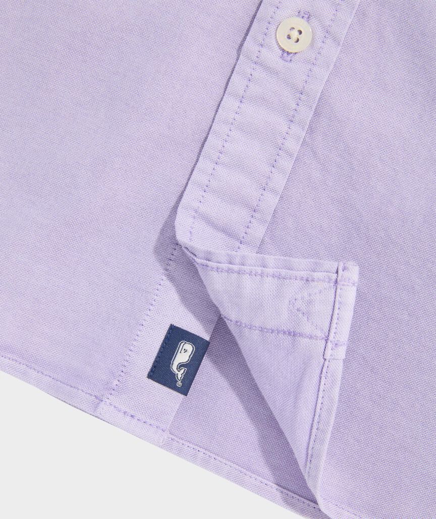 Garment-Dyed Oxford Solid Shirt