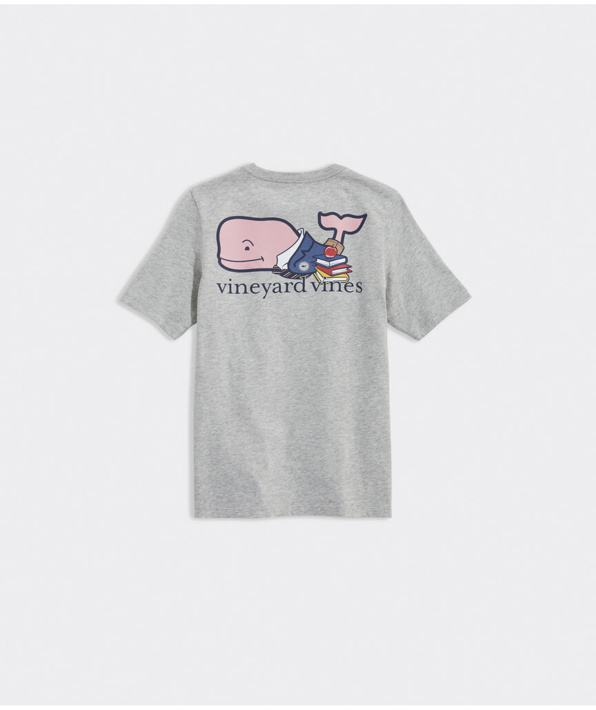 Boys' Prep School Whale Short-Sleeve Pocket Tee