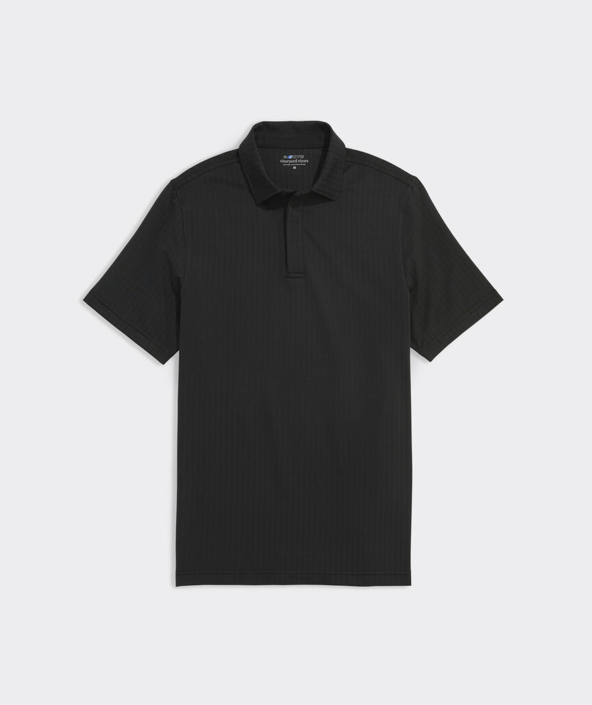 On-The-Go Herringbone Jacquard Polo