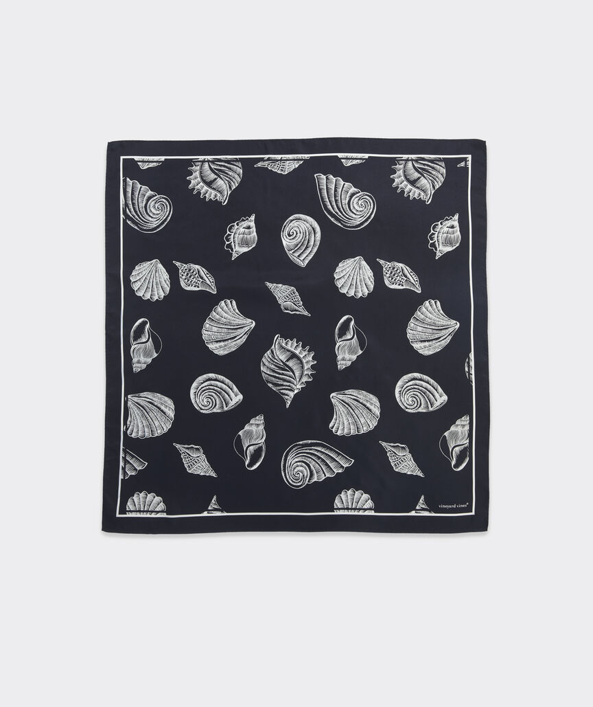 Tossed Shell Silk Bandana