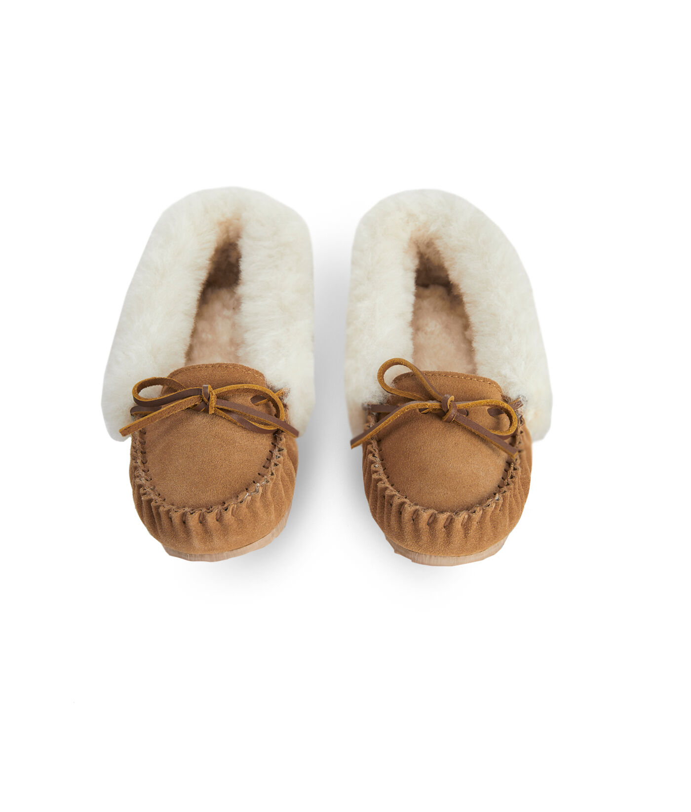 Shop Womens Suede Shearling Slippers at 