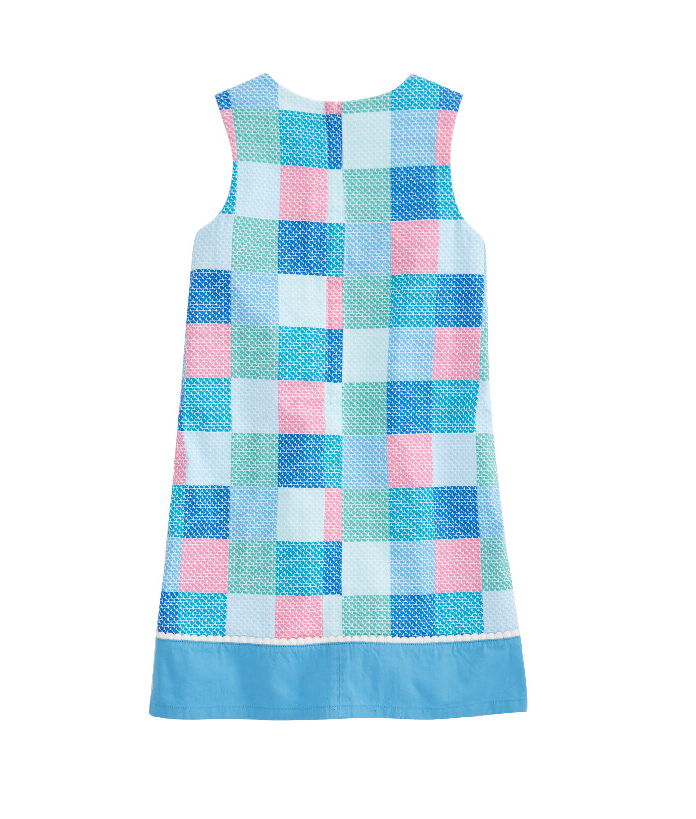 Girls Patchwork Whale Shift Dress
