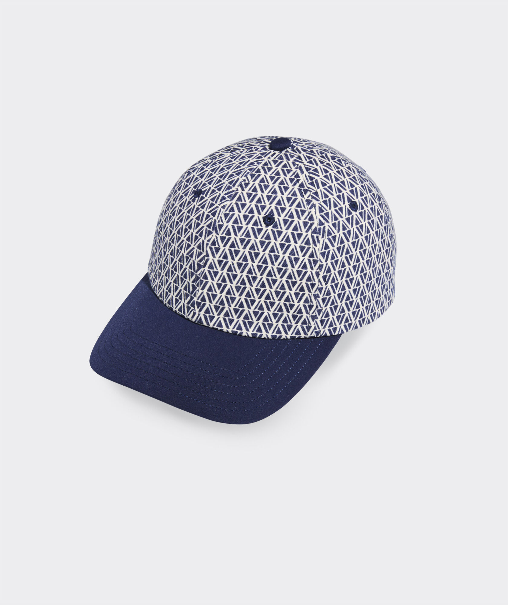 V-Print Monogram Baseball Hat