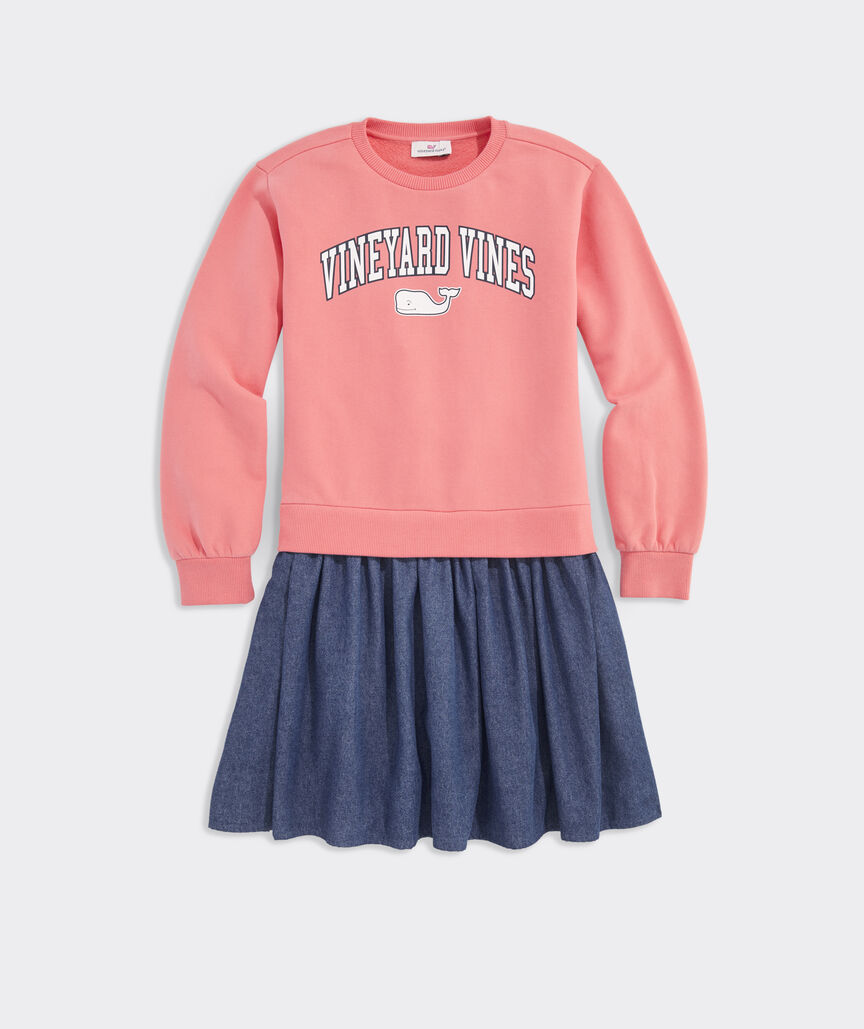 Girls' Sweatshirt Dress