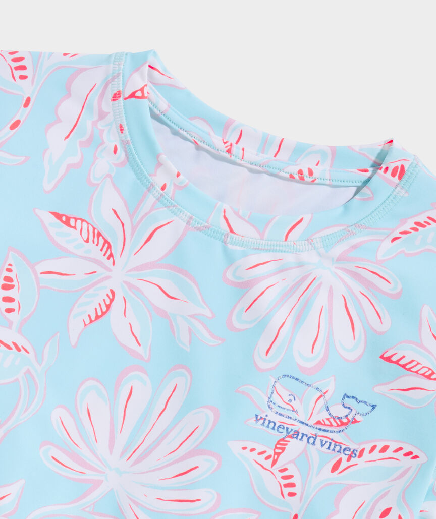 Vineyard Vines Women's Cay Floral Whale Tee