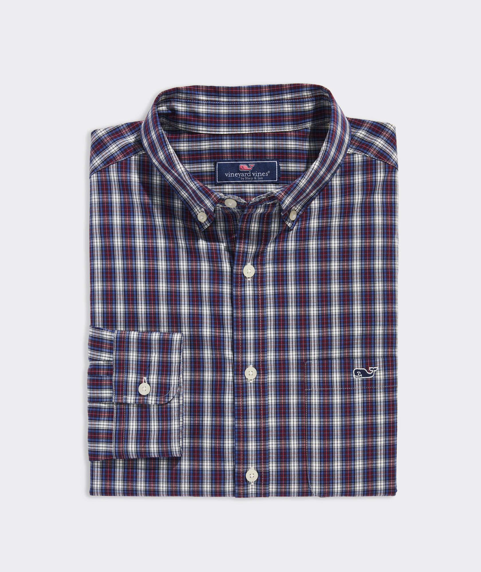 Stretch Poplin Tartan Shirt