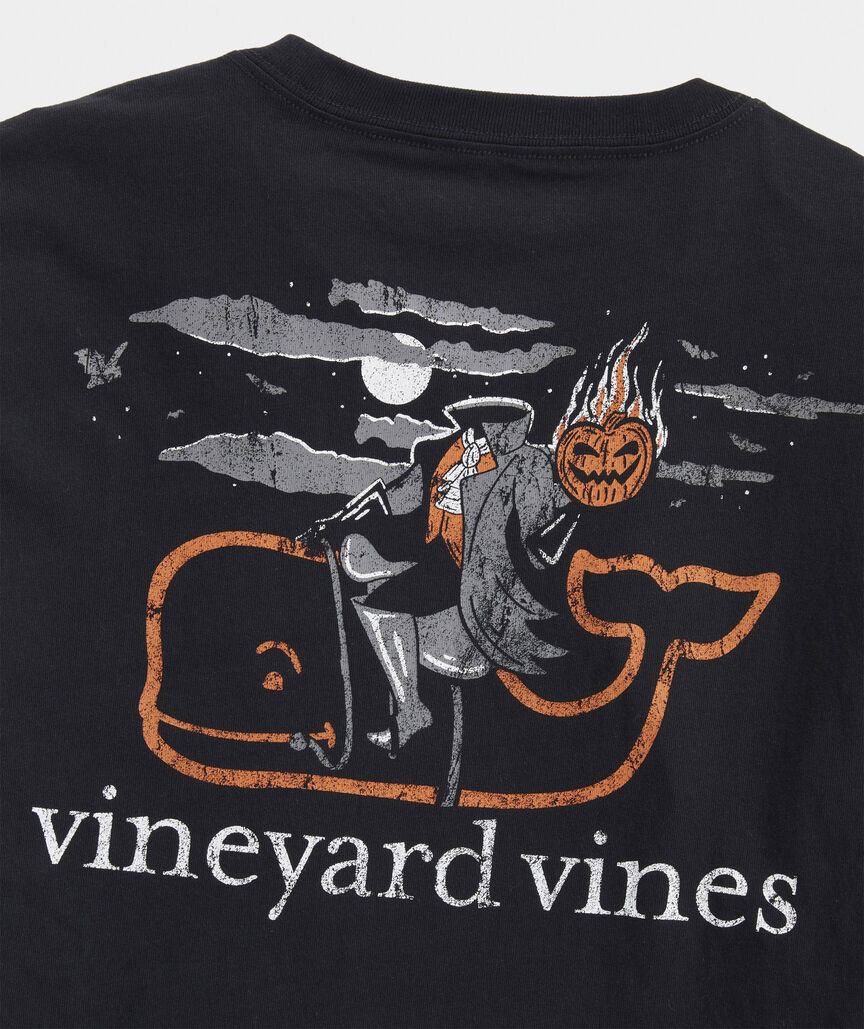 Headless Horseman Whale Long-Sleeve Pocket Tee