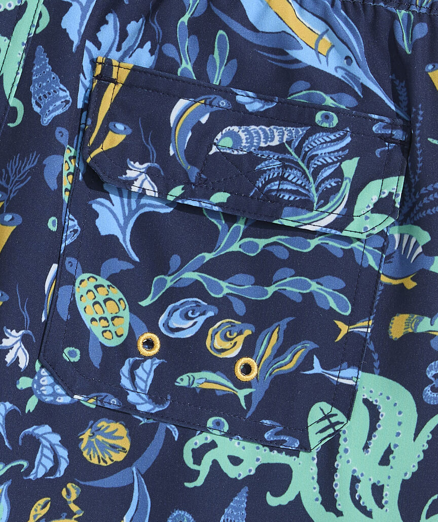 Boys' Printed Chappy Swim Trunks