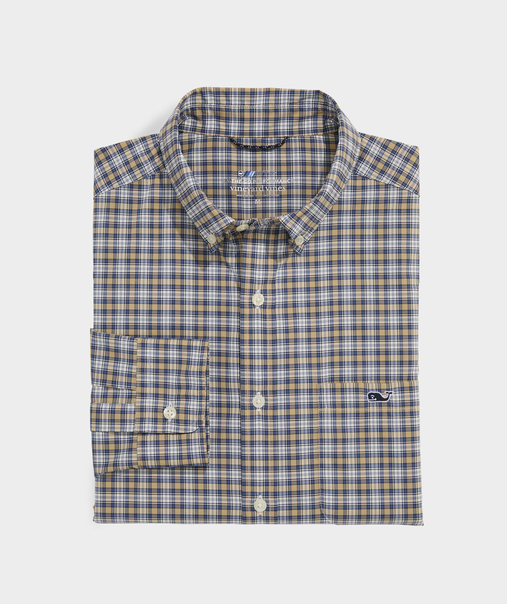 On-The-Go Nylon Plaid Shirt