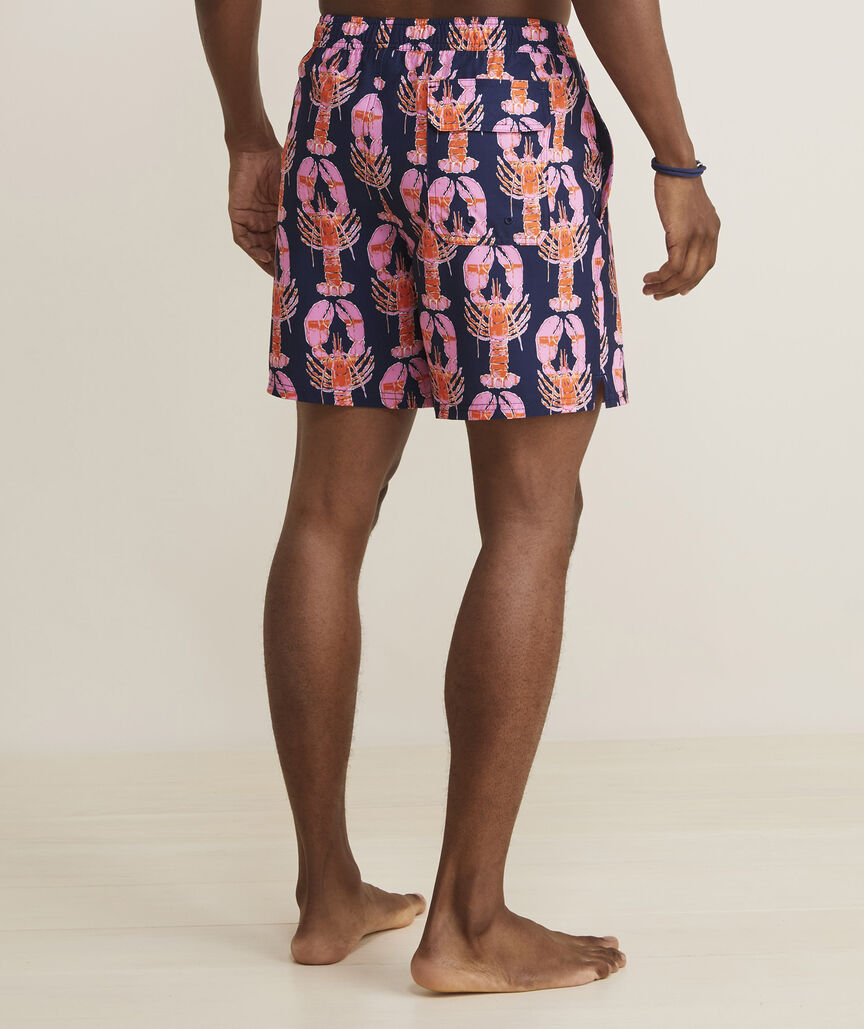 7 Inch Printed Chappy Swim Trunks