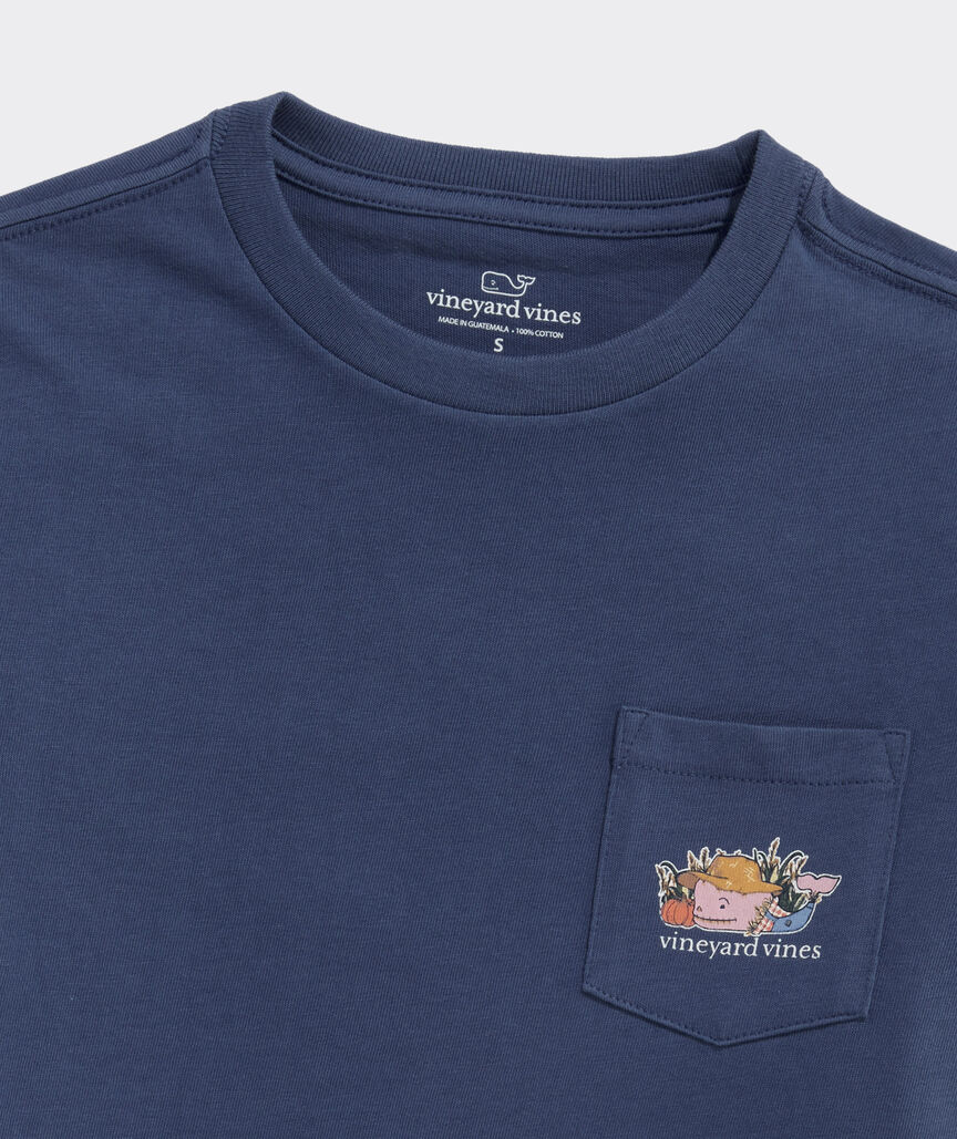 Boys' Scarecrow Whale Short-Sleeve Pocket Tee