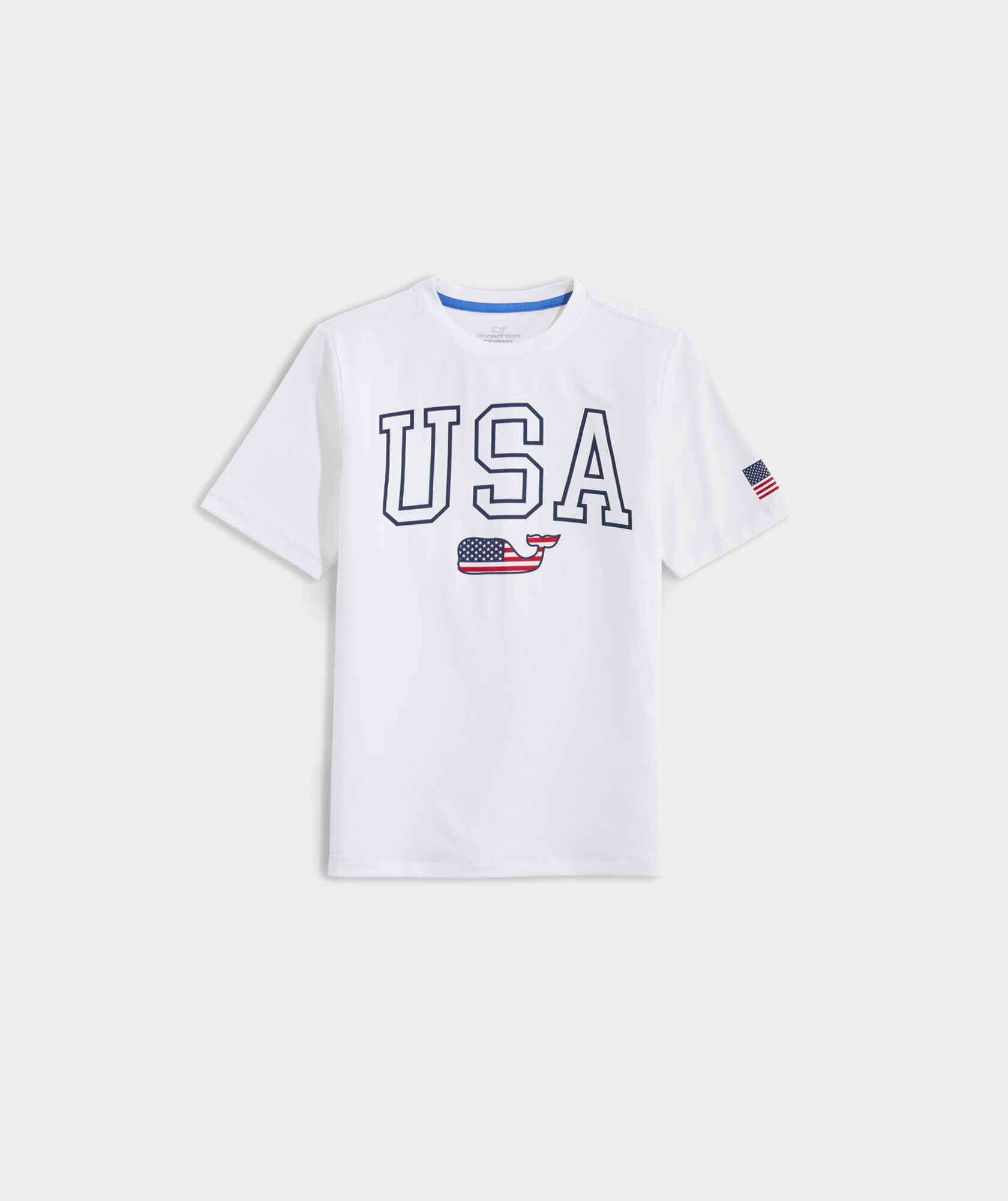 Boys' USA Short-Sleeve Harbor Performance Tee