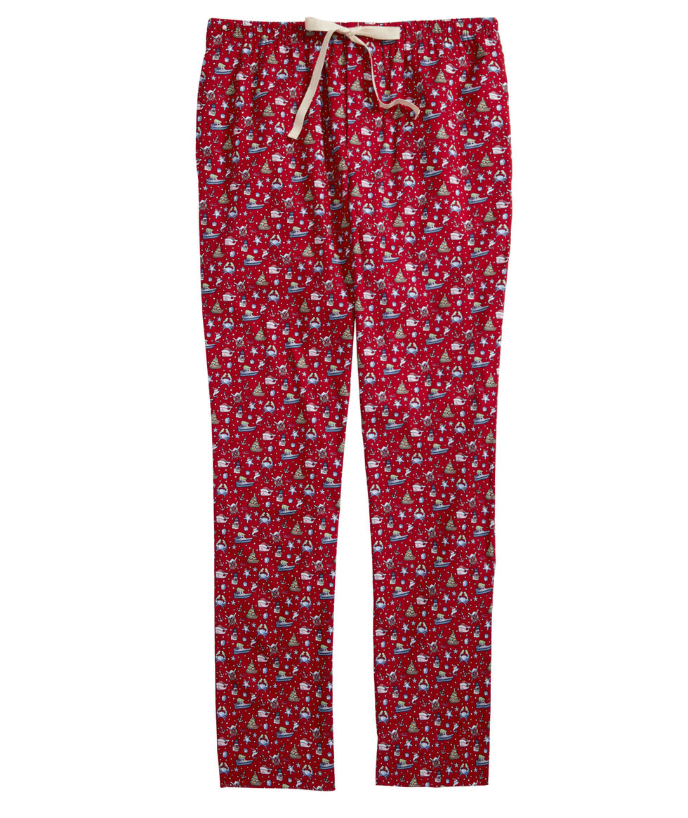 Shop OUTLET Nautical Icons Flannel Pajama Pants at vineyard vines