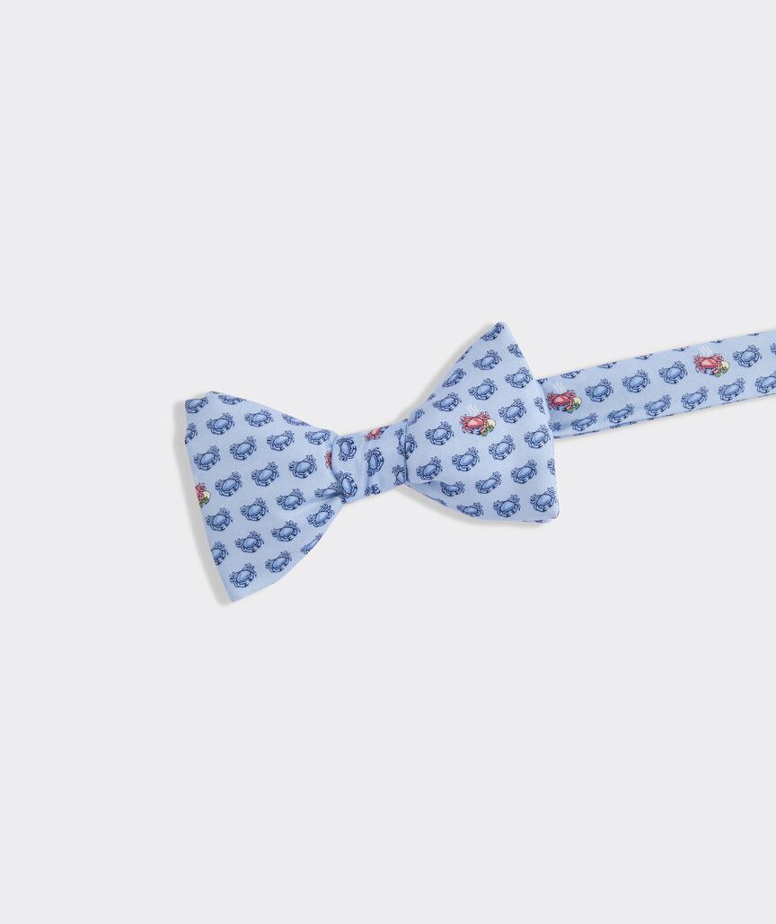 Crabs Silk Bow Tie