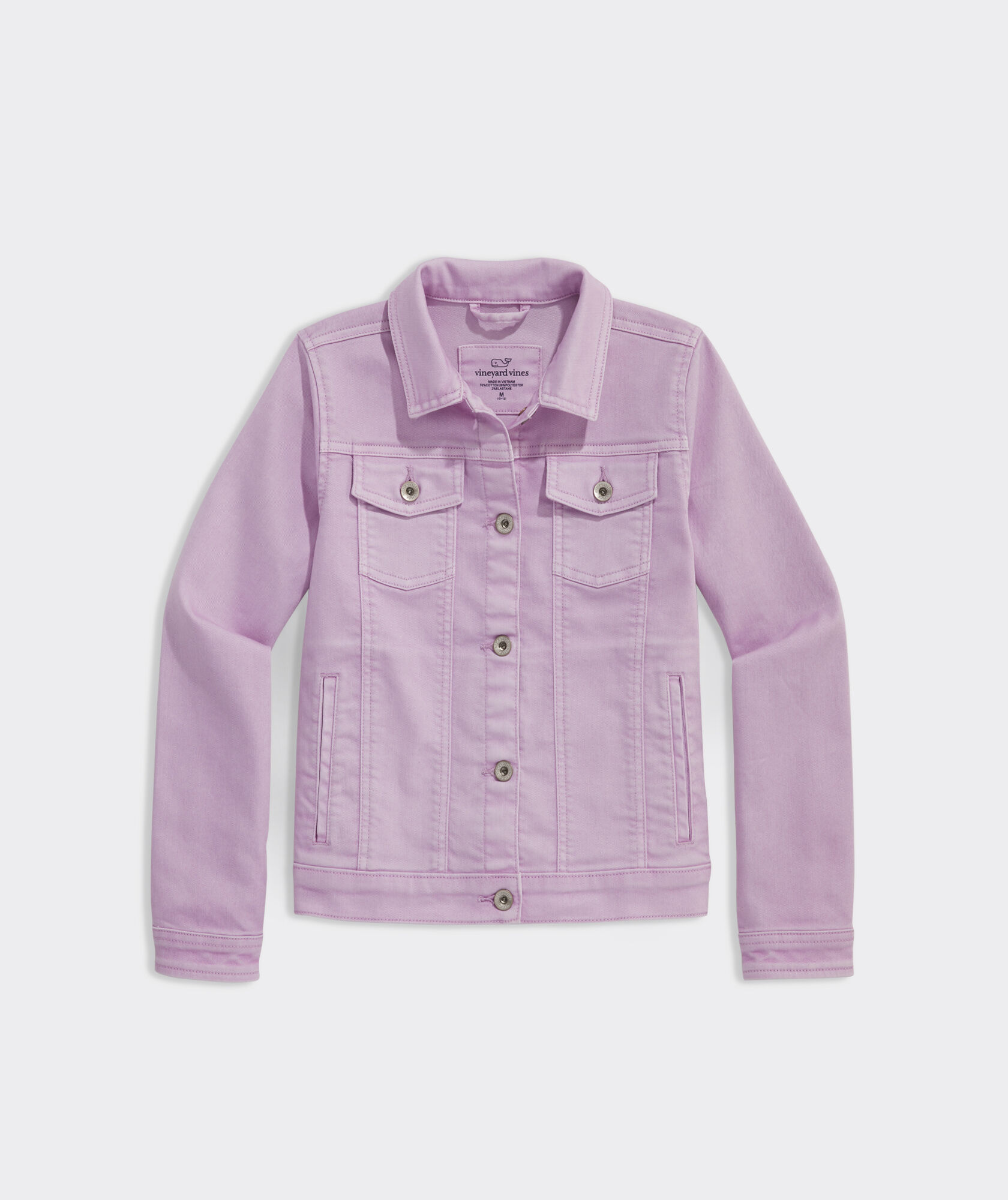 Girls' Garment-Dyed Denim Jacket