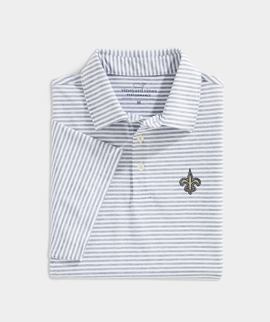 Shop Heathered Winstead Polo - Saints at vineyard vines