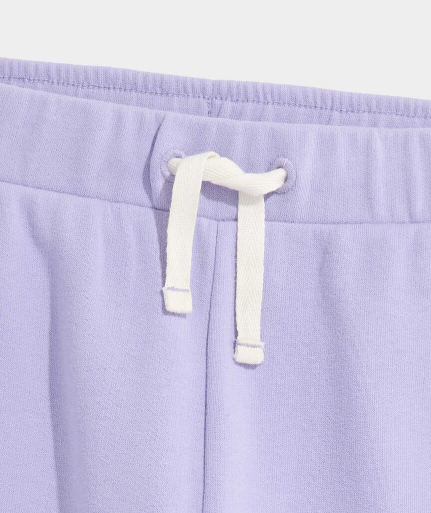 Girls' French Terry Wide Leg Sweatpants